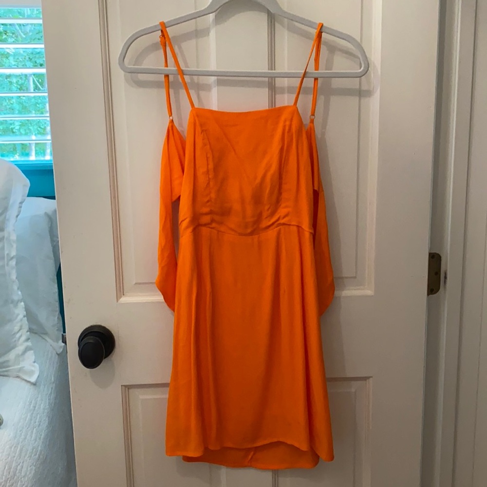 Orange Mini Dress